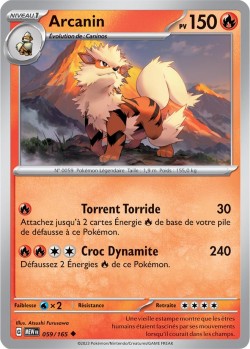 Carte Pokémon: Arcanin