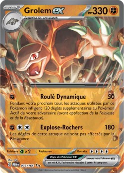 Carte Pokémon: Grolem ex