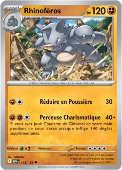 Carte Pokémon: Rhinoféros