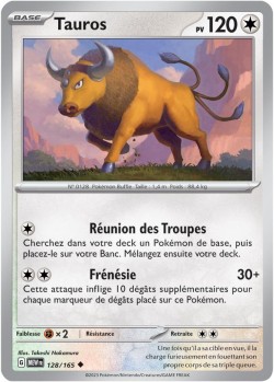 Carte Pokémon: Tauros