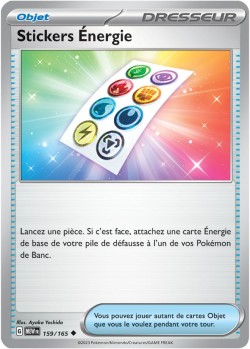 Carte Pokémon: Stickers Énergie