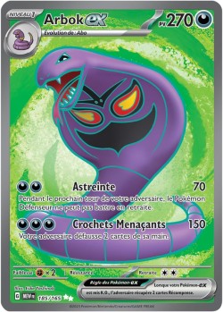 Carte Pokémon: Arbok ex