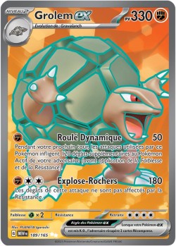 Carte Pokémon: Grolem ex