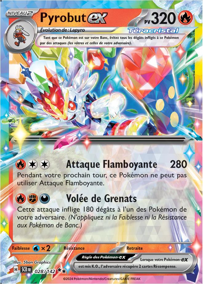 Carte Pokémon: Pyrobut ex