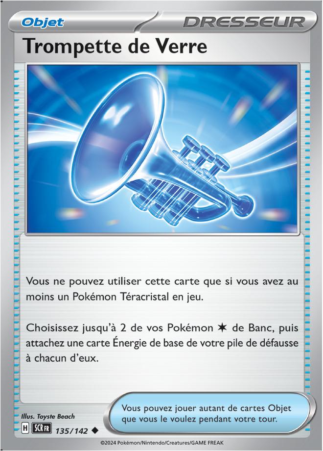 Carte Pokémon: Trompette de Verre