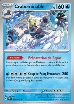 Carte Pokémon: Crabominable