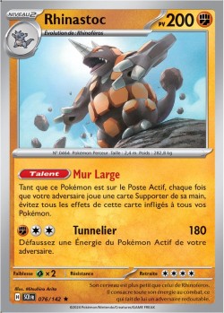 Carte Pokémon: Rhinastoc