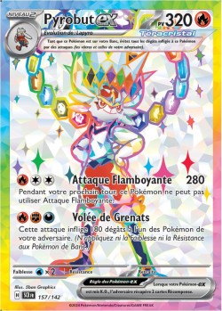 Carte Pokémon: Pyrobut ex