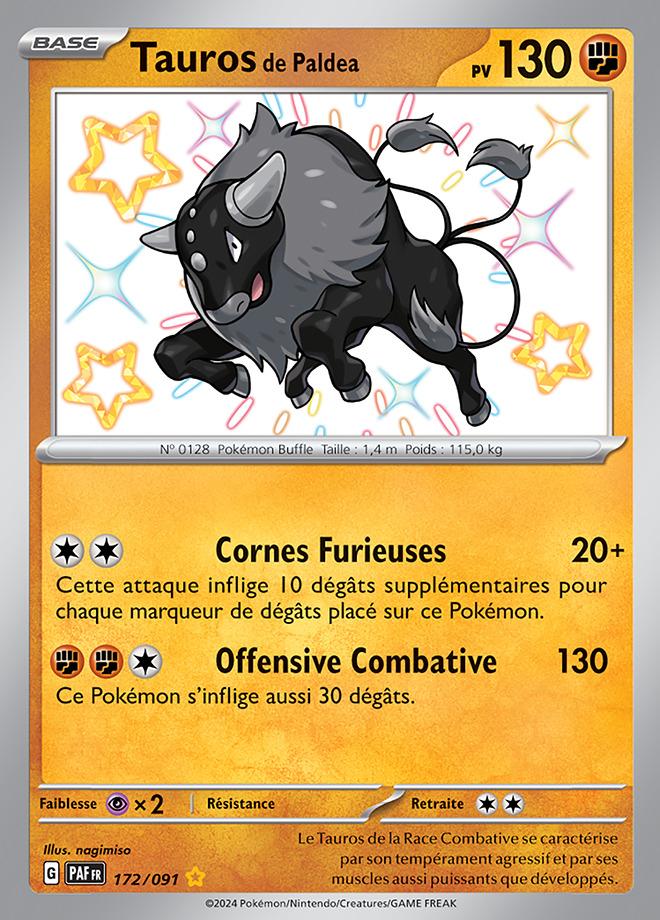 Carte Pokémon: Tauros de Paldea