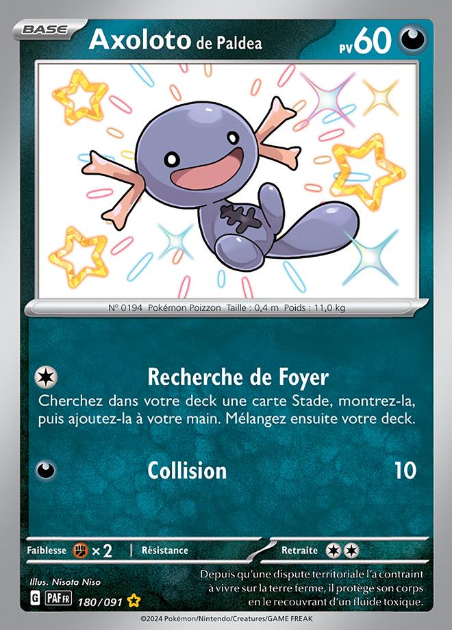 Carte Pokémon: Axoloto de Paldea