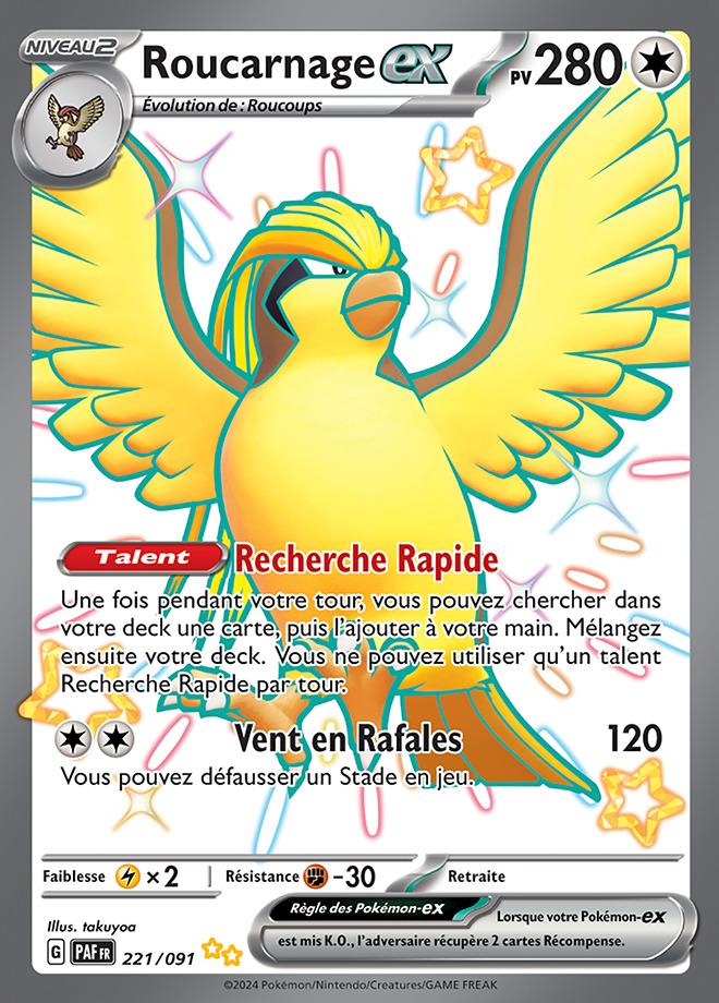 Carte Pokémon: Roucarnage ex