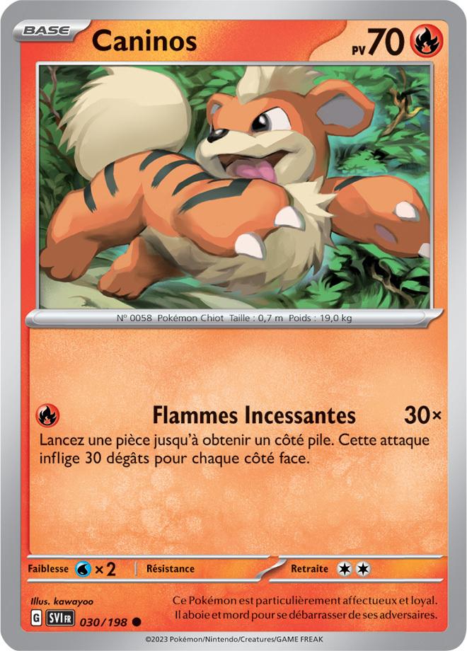 Carte Pokémon: Caninos