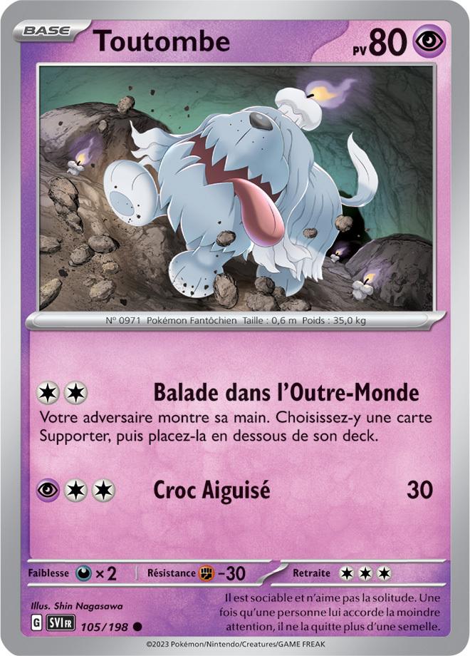 Carte Pokémon: Toutombe