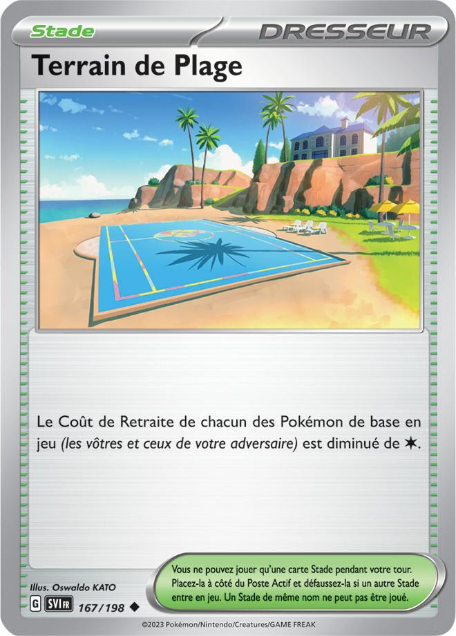 Carte Pokémon: Terrain de Plage