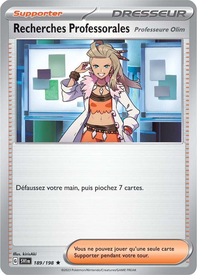 Carte Pokémon: Recherches Professorales