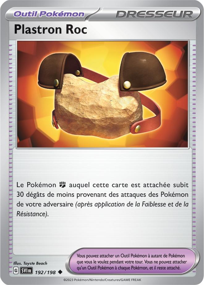 Carte Pokémon: Plastron Roc