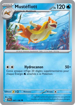 Carte Pokémon: Mustéflott