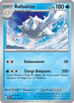 Carte Pokémon: Balbalèze