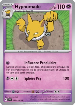 Carte Pokémon: Hypnomade