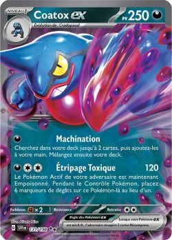 Carte Pokémon: Coatox ex