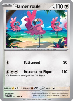 Carte Pokémon: Flamenroule