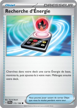 Carte Pokémon: Recherche d'Énergie