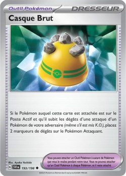 Carte Pokémon: Casque Brut