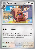 Carte Pokémon: Rongrigou