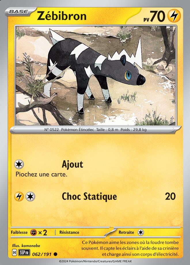 Carte Pokémon: Zébibron