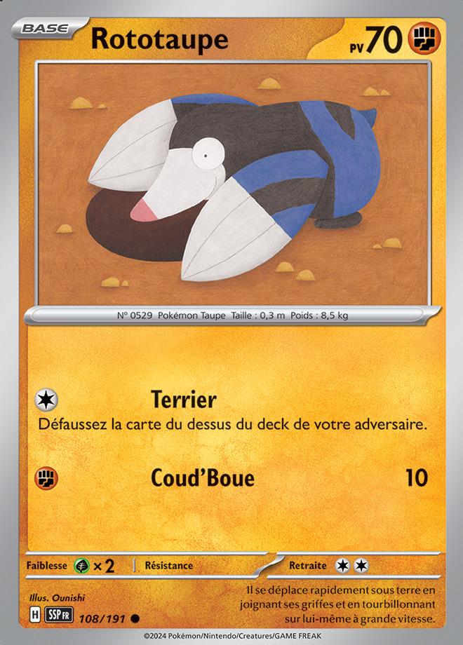 Carte Pokémon: Rototaupe