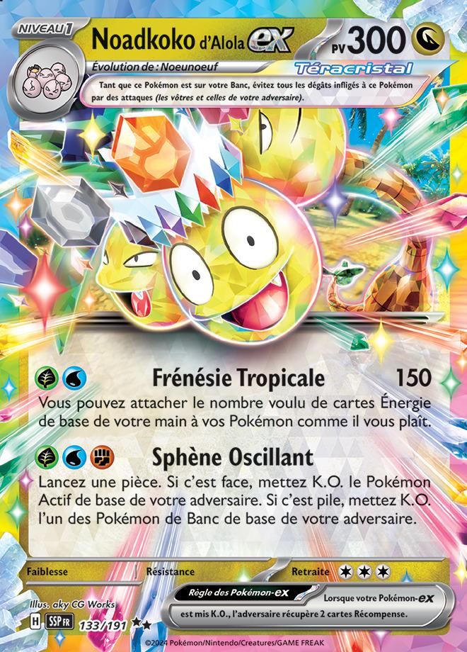 Carte Pokémon: Noadkoko d'Alola ex