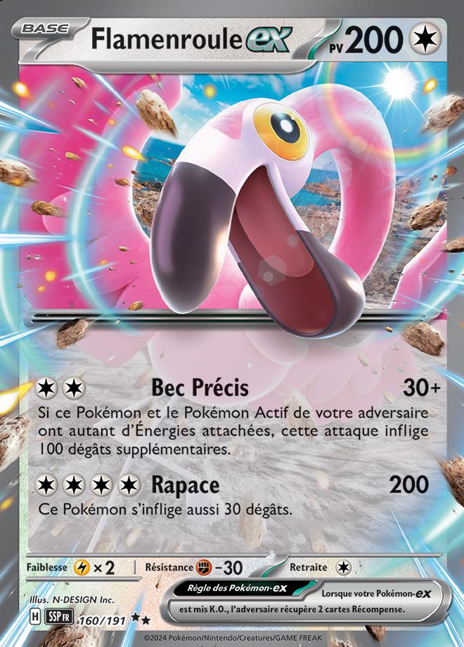 Carte Pokémon: Flamenroule ex