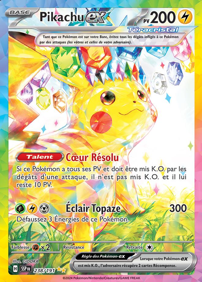 Carte Pokémon: Pikachu ex