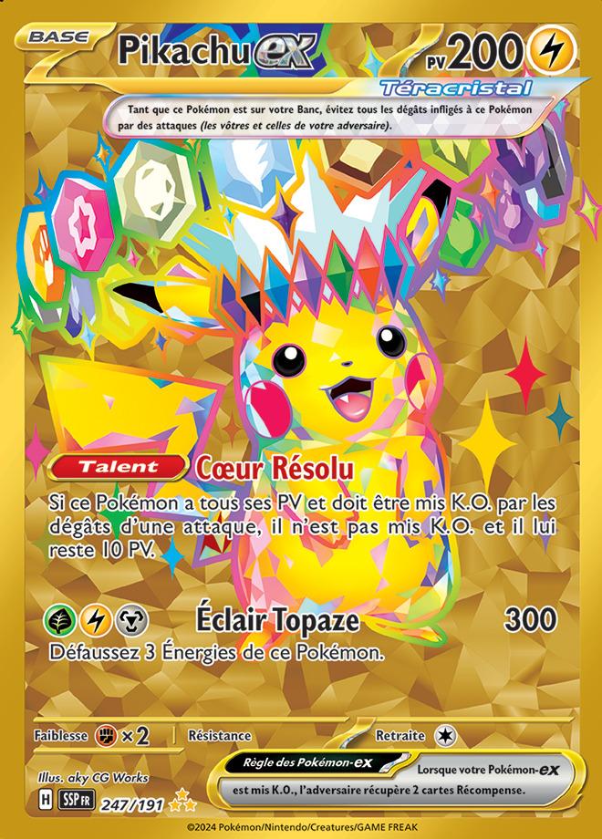 Carte Pokémon: Pikachu ex