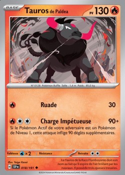 Carte Pokémon: Tauros de Paldea