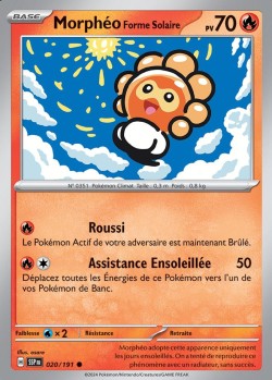 Carte Pokémon: Morphéo Forme Solaire