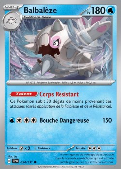 Carte Pokémon: Balbalèze