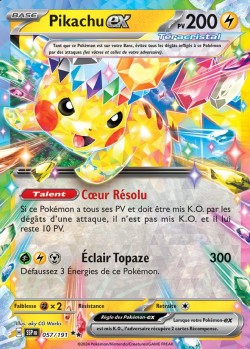 Carte Pokémon: Pikachu ex