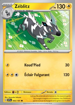 Carte Pokémon: Zéblitz