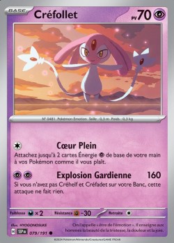 Carte Pokémon: Créfollet