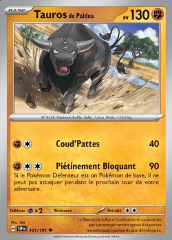 Carte Pokémon: Tauros de Paldea