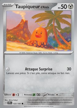 Carte Pokémon: Taupiqueur d'Alola