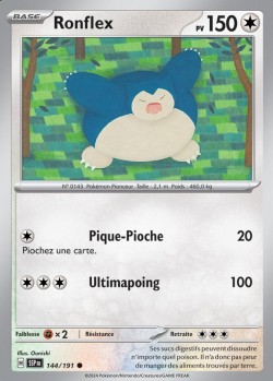 Carte Pokémon: Ronflex