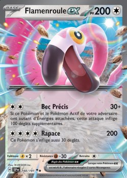 Carte Pokémon: Flamenroule ex