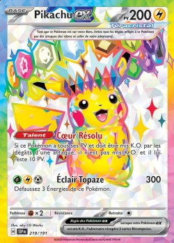 Carte Pokémon: Pikachu ex