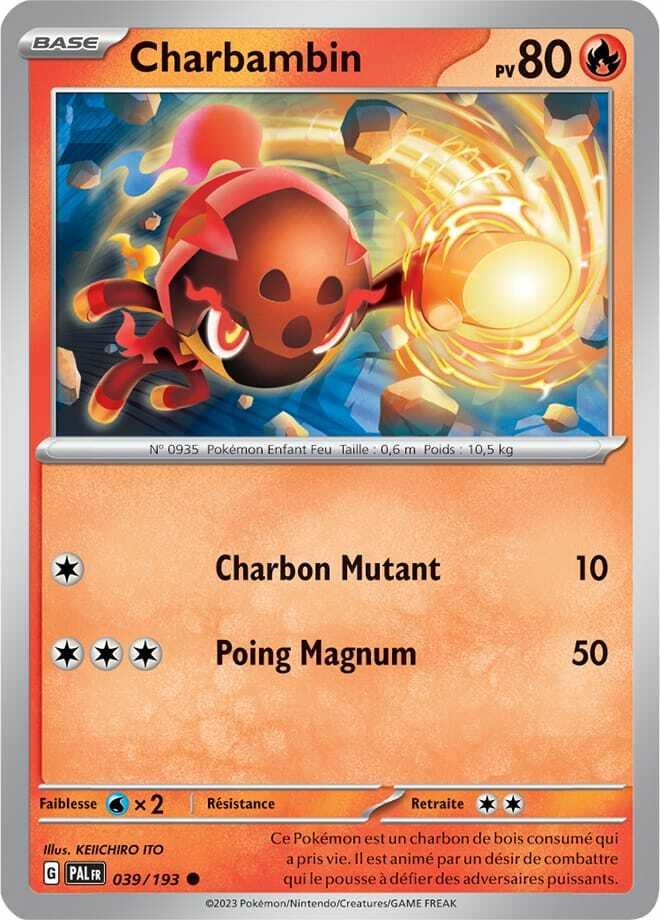 Carte Pokémon: Charbambin