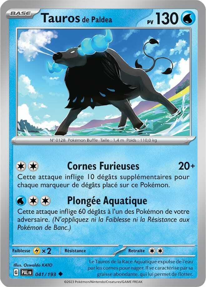 Carte Pokémon: Tauros de Paldea