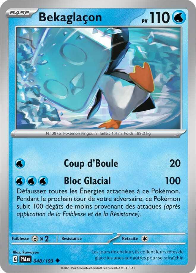 Carte Pokémon: Bekaglaçon