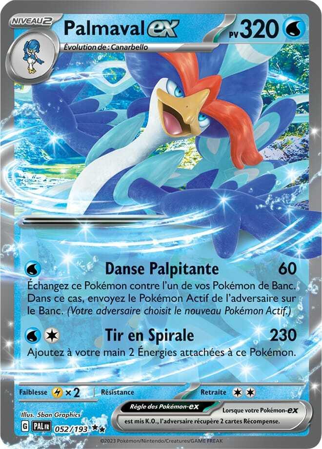 Carte Pokémon: Palmaval ex