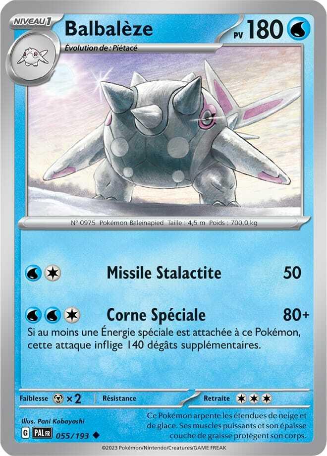 Carte Pokémon: Balbalèze